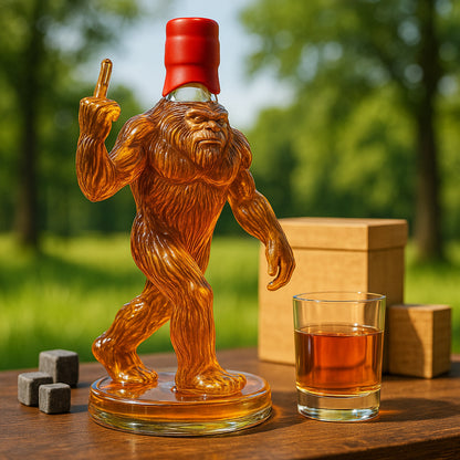 Whiskey Karaffe Lustiges Glasfiguren Design