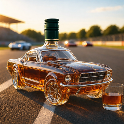 Caraffa whisky Vetro Decanter Design auto Decorazione bar