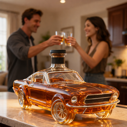 Caraffa whisky Vetro Decanter Design auto Decorazione bar