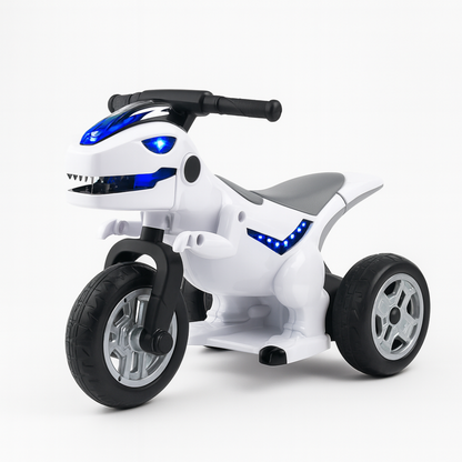 Kinder Elektro Motorrad Dreirad Dinosaurier 12V LED Musik Akku