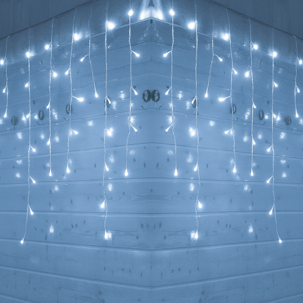 Lichtervorhang Indoor Outdoor LED Dekobeleuchtung Lichterkette