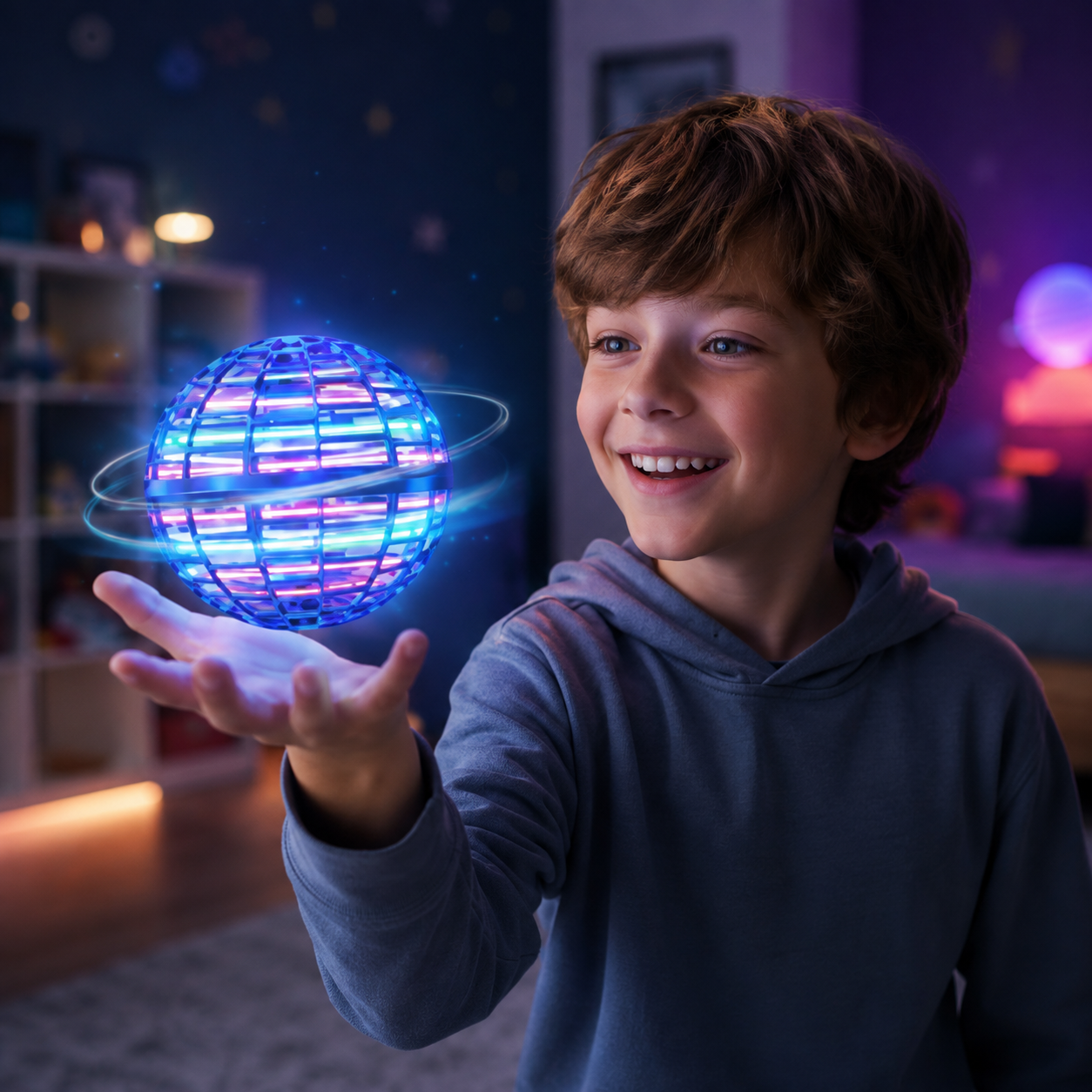 Wiederaufladbarer Schwebender Für Kinder LED Spielzeug