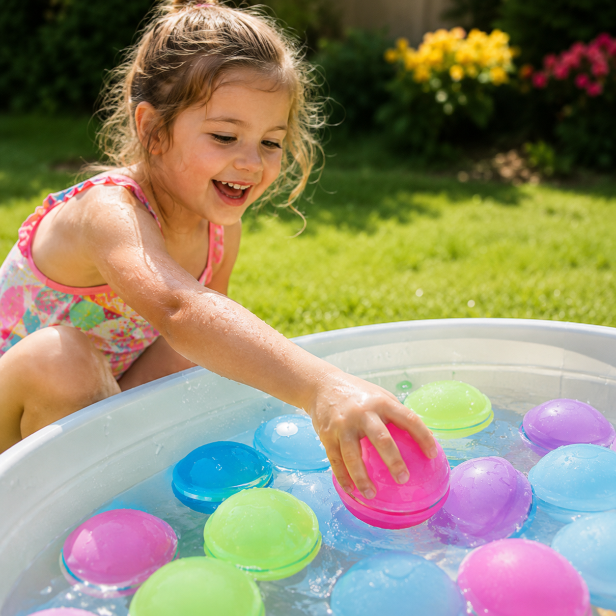 Wiederverwendbare Wasserballons Spielzeug Set Bunte Auswahl