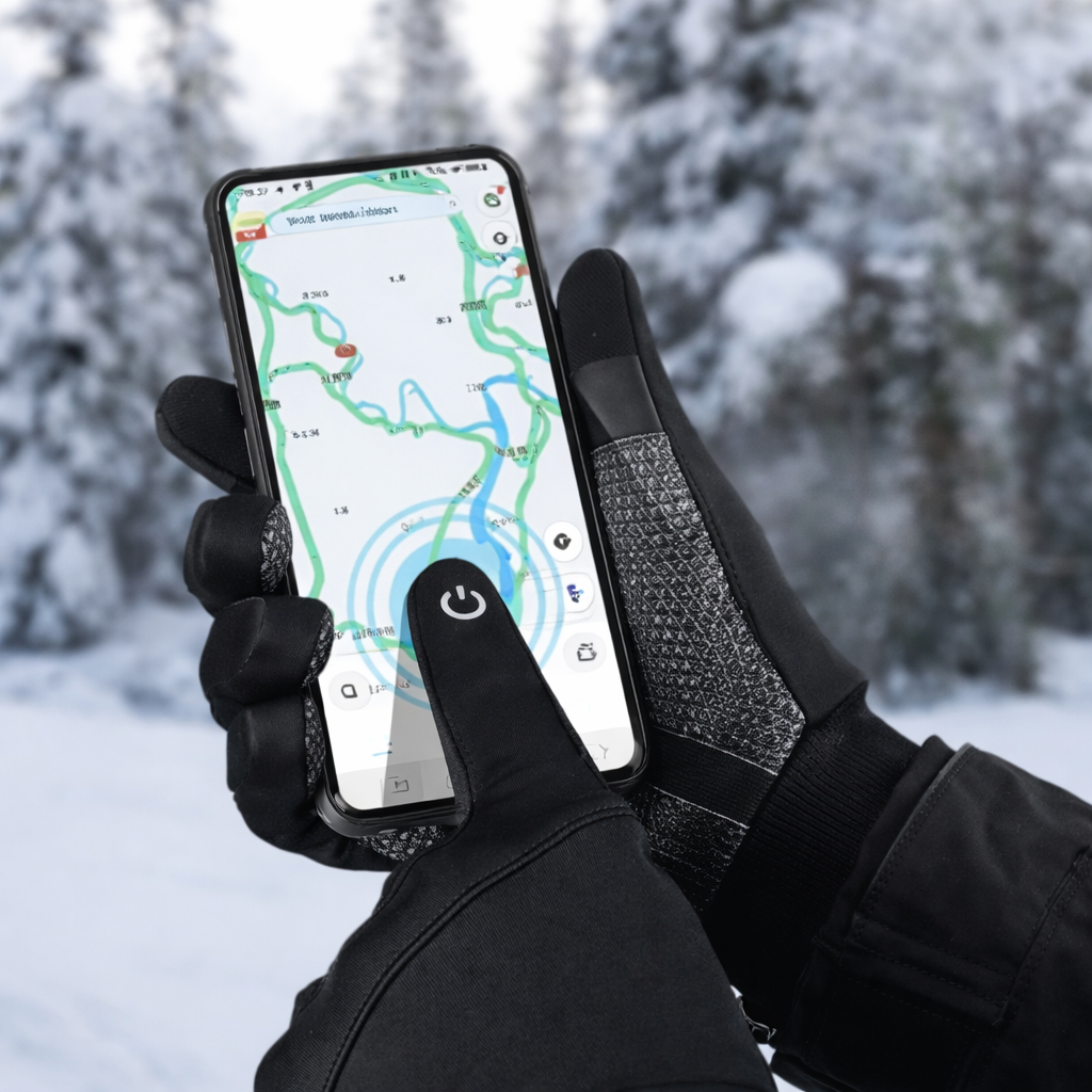 Gants d'hiver Gants thermiques d'extérieur Tactile Étanches