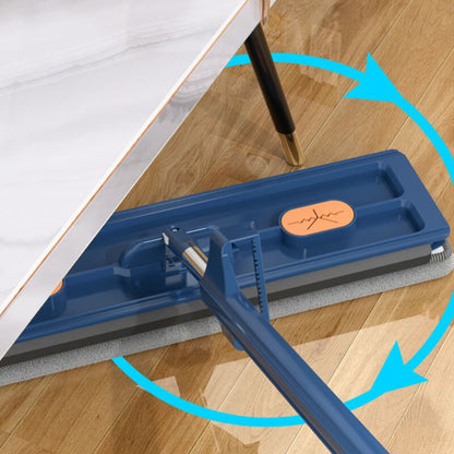 Flat Mop Microfiber Floor Cleaner Telescopic Handle