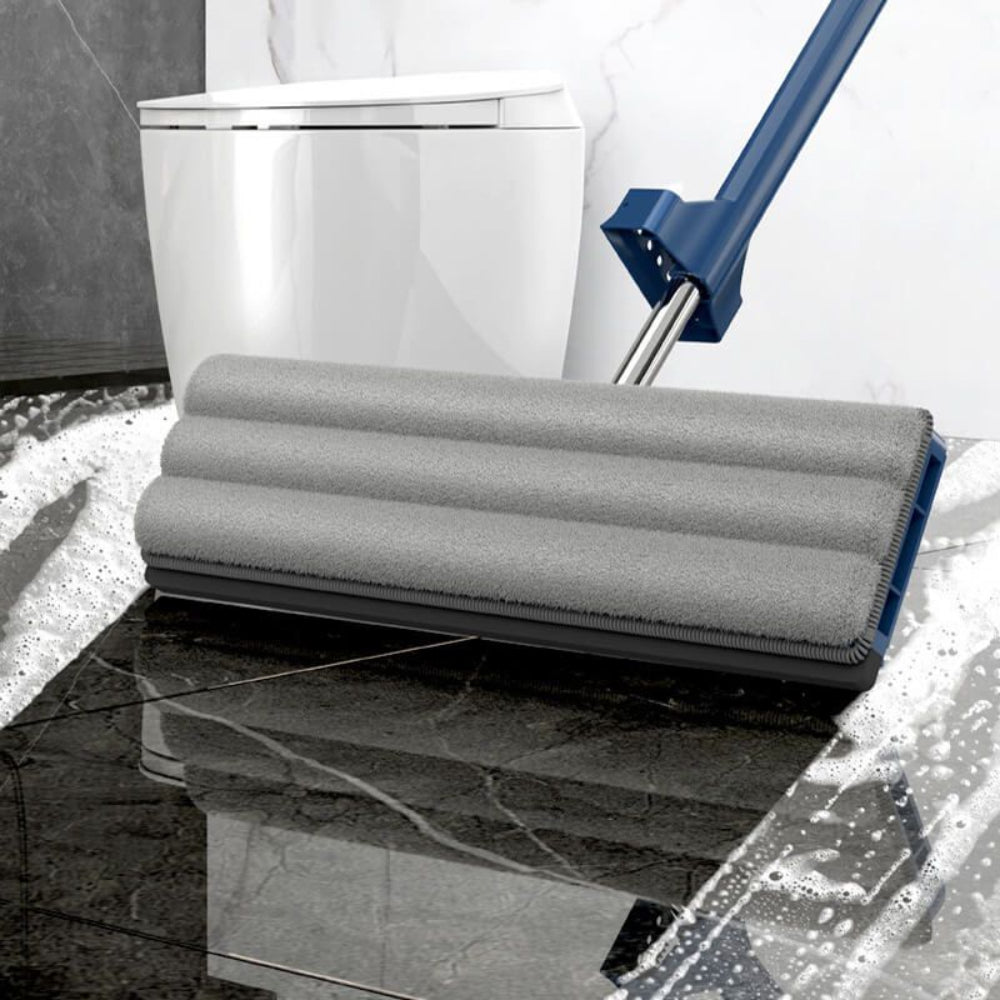 Flat Mop Microfiber Floor Cleaner Telescopic Handle