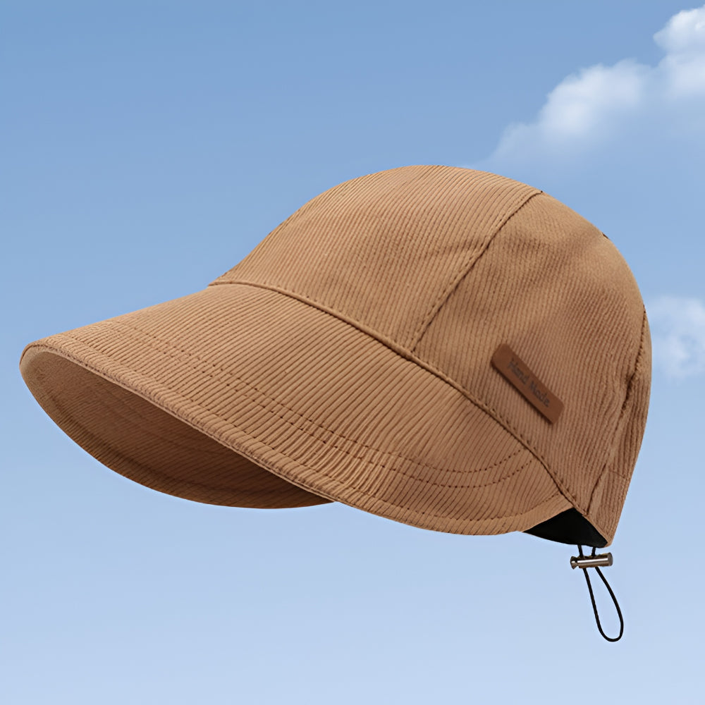 Sombrero de sol para mujer plegable con protección UV y ala ancha