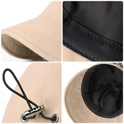 Sombrero de sol para mujer plegable con protección UV y ala ancha