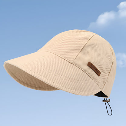 Sombrero de sol para mujer plegable con protección UV y ala ancha