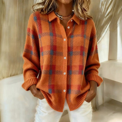 Anna – KlasycznWomen's Sweatery sweter w paski - Image 2