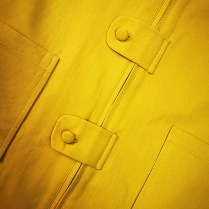 Costume Halloween manteau jaune à capuche cosplay enfants et adultes