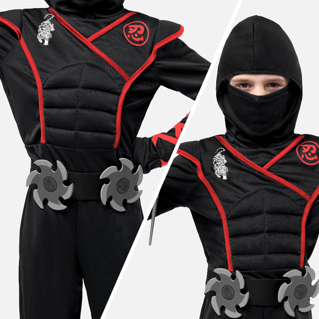 Halloween Kostüme Ninja Kinder Kampfkunst Set