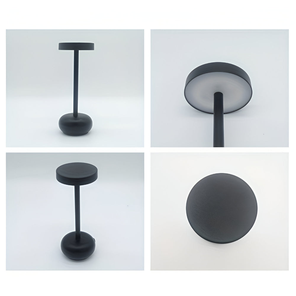 Tischlampe LED Dimmbar USB Wiederaufladbar Modernes Metall Design