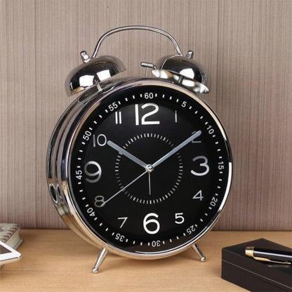 Vintage Double Bell Alarm Clock with Loud Chime – Retro Metal Design, Easy to Read Dial, Ideal for Bedroom and Office - Image 3