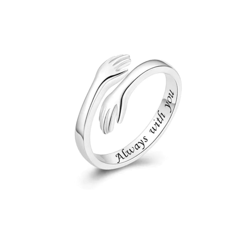 Adjustable Ring Women Hug Design Gift Jewellery