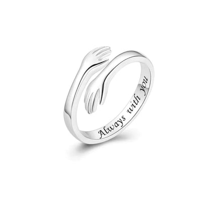 Adjustable Ring Women Hug Design Gift Jewellery