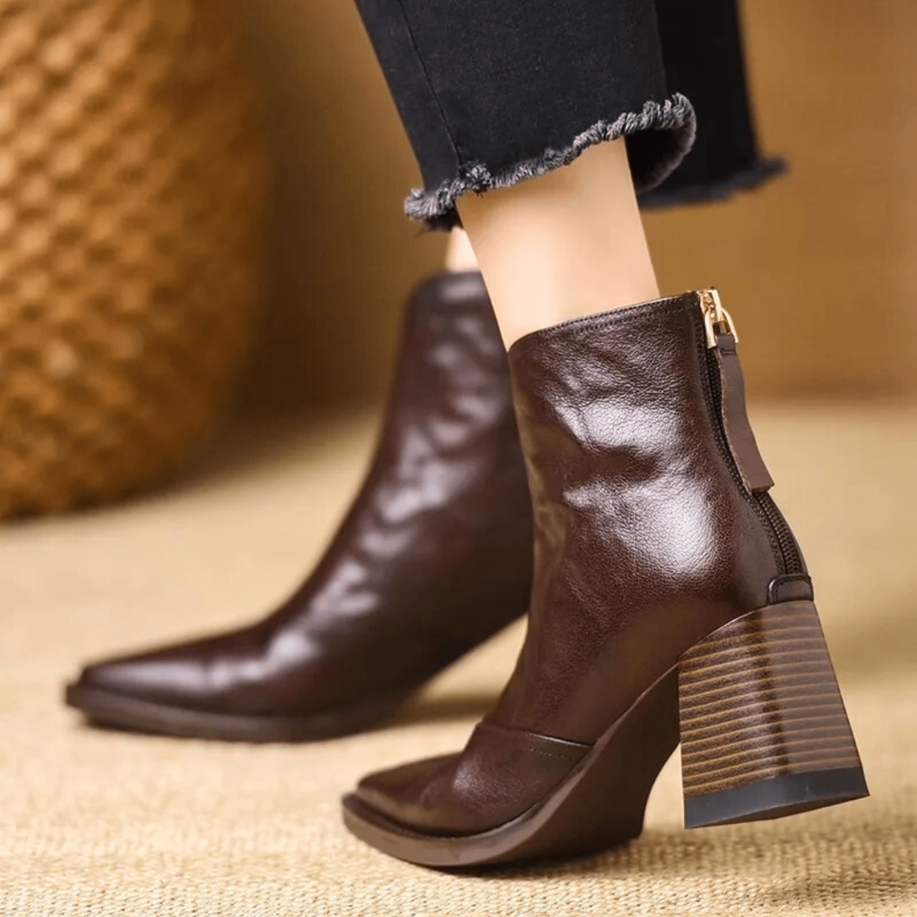 Rosalie™ | Bottines de Luxe à Talon Moyen - Image 4