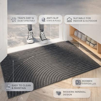 Tapis Entrée Antidérapant Lavable Intérieur Extérieur