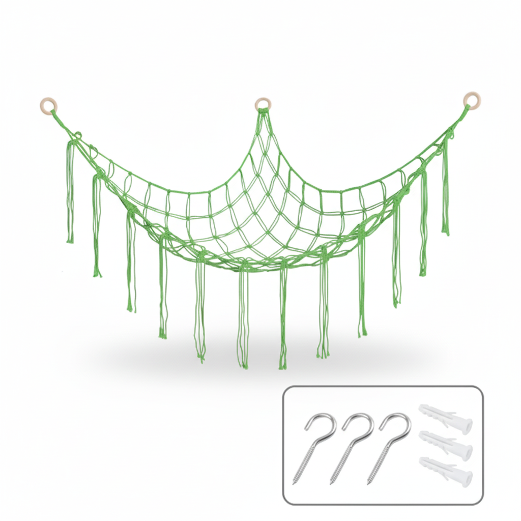 Storage Net Hammock Stuffed Animal Toy Net Kids Room