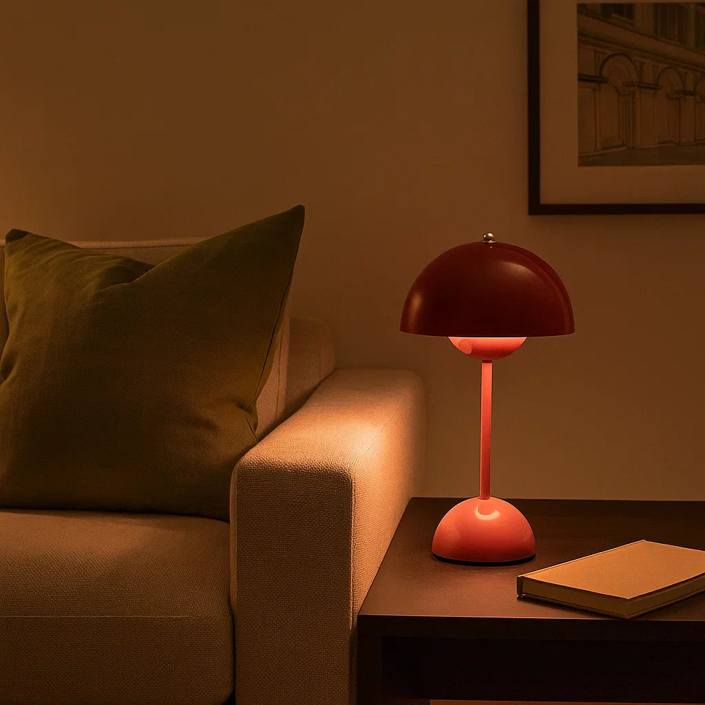 Lampe de table métal design rétro scandinave