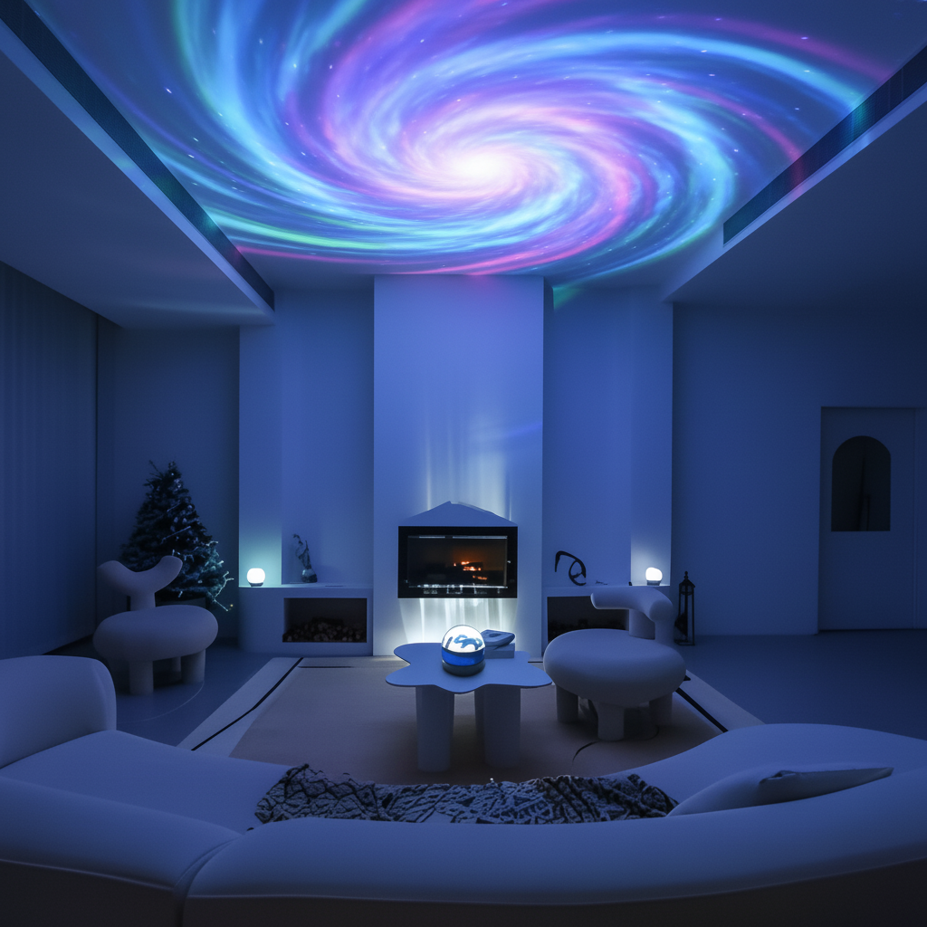 Aurora Galaxy Projector Light – Create a Relaxing Northern Lights Atmosphere at Home - Image 2
