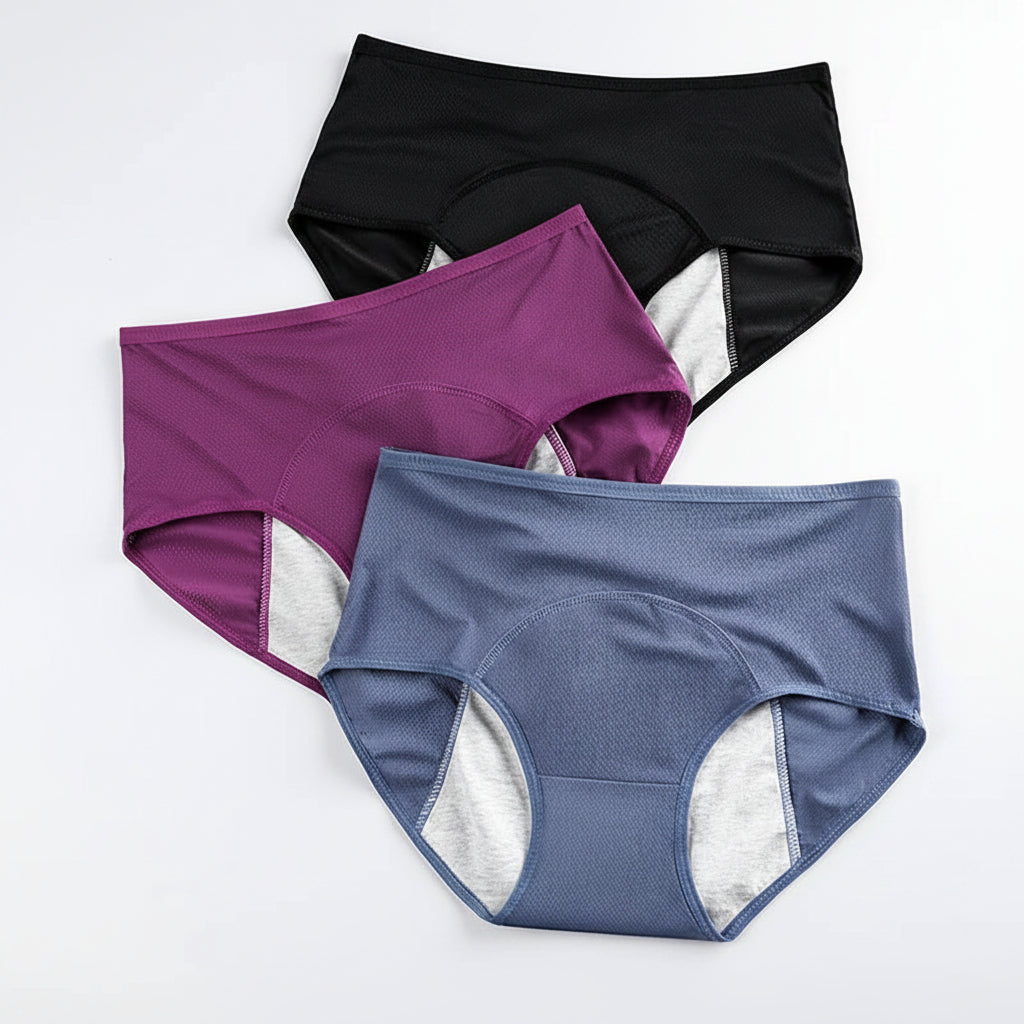 Auslaufsicheres Slip Set Hohe Taille Alltag - Image 12