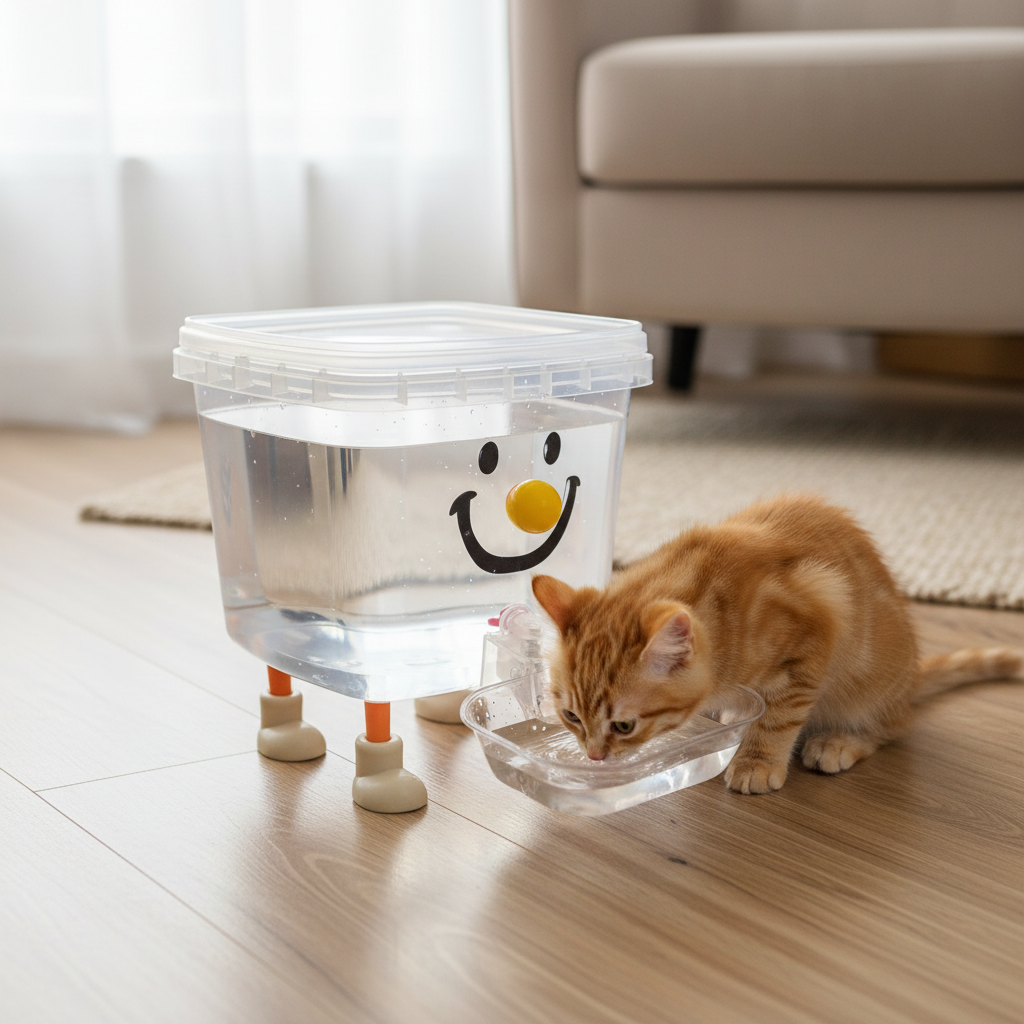 Automatischer Wasserspender Haustierbedarf Tiertrinkstation - Image 7