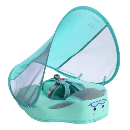 Baby Schwimmhilfe Badehilfe Verstellbarer Sonnenschutz - Image 1