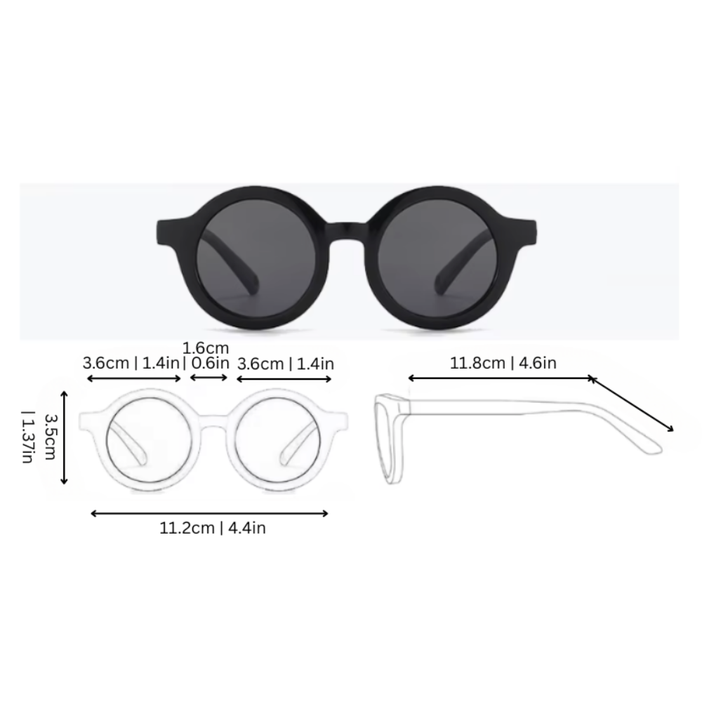 Babysonnenbrille Polarisierte Sonnenbrille Für Babys Rund - Image 10