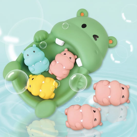 Badespielzeug Schwebend Babybadewanne Tierfamilie Set - Image 1