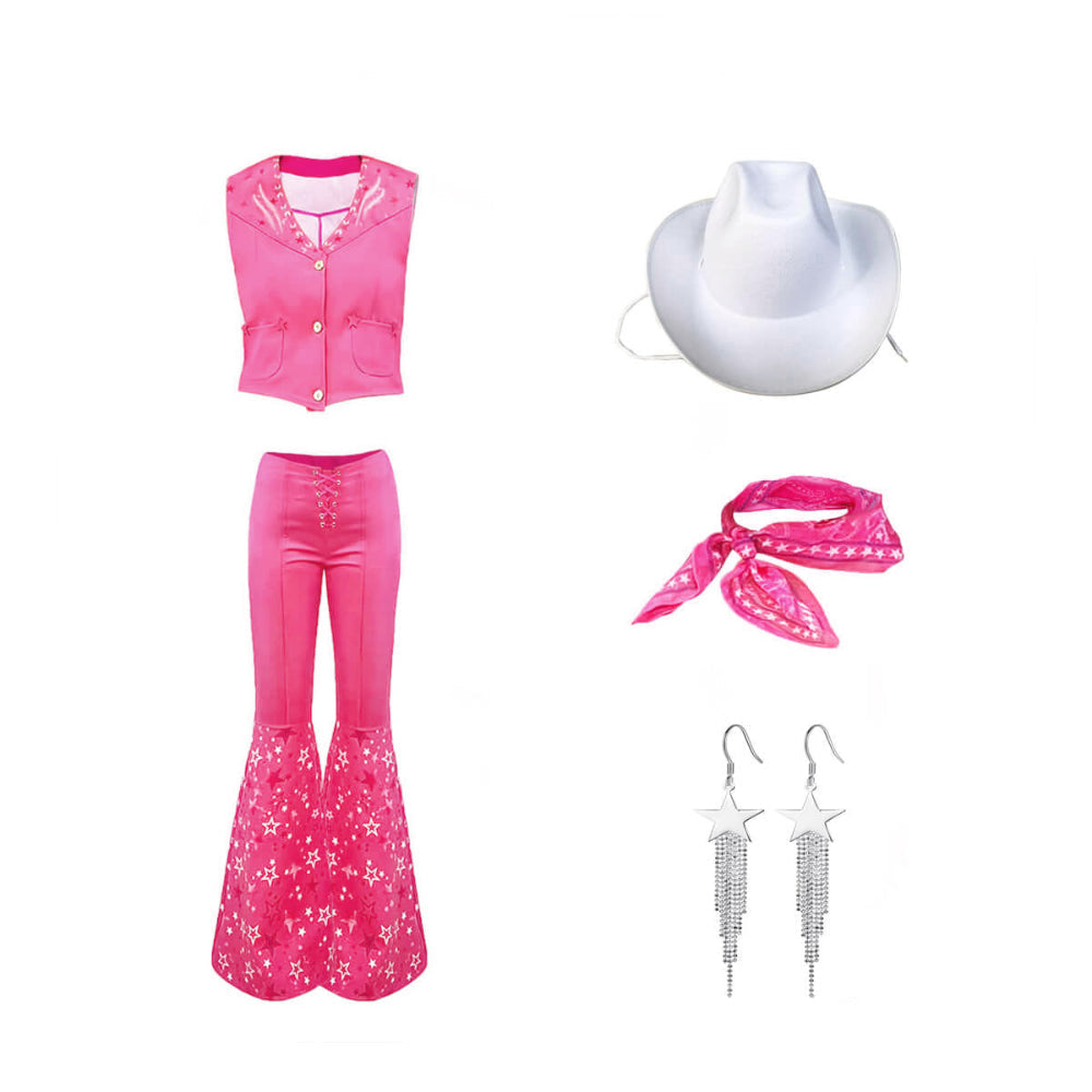 Set costume western couple cowboy et cowgirl