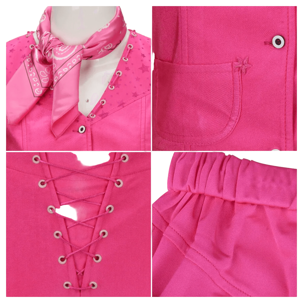 Set costume western couple cowboy et cowgirl