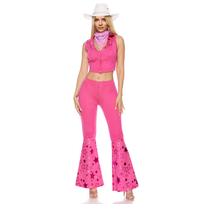 Set costume western couple cowboy et cowgirl