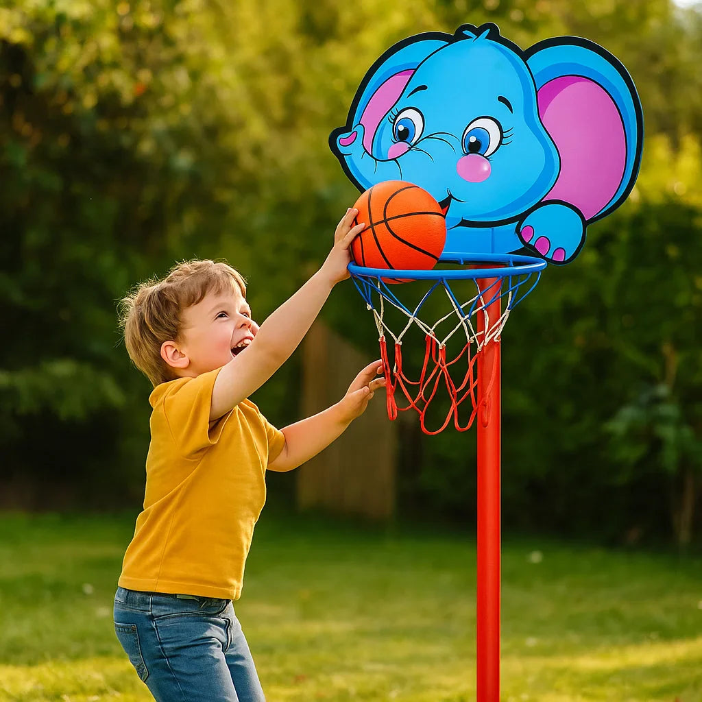 Gioco Basket Bambini Mini Canestro Interno Esterno Set