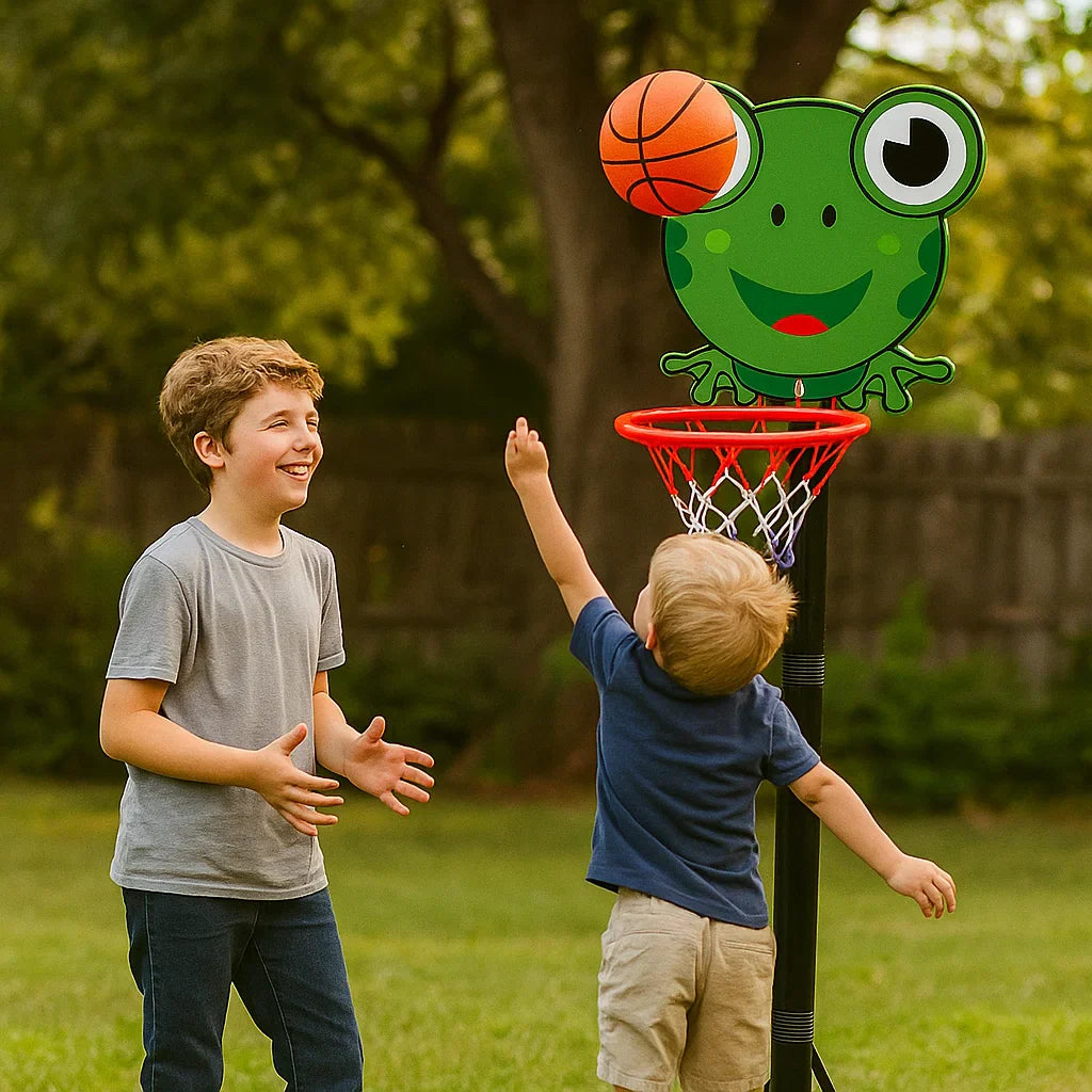 Gioco Basket Bambini Mini Canestro Interno Esterno Set