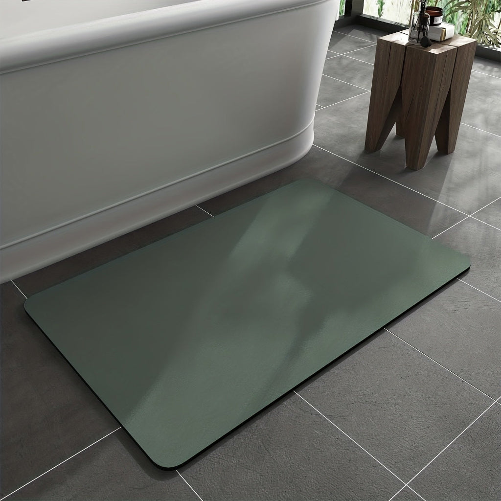 Absorbent Non-Slip Bath Mat – Quick-Dry Diatomaceous Bathroom Floor Mat - Image 3