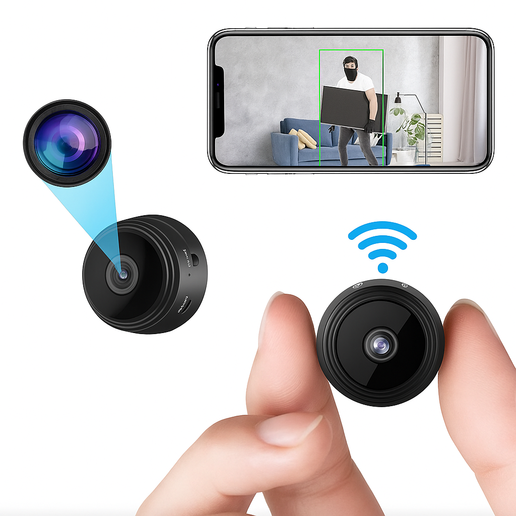 Überwachungskamera WLAN Mini mit Nachtsicht
