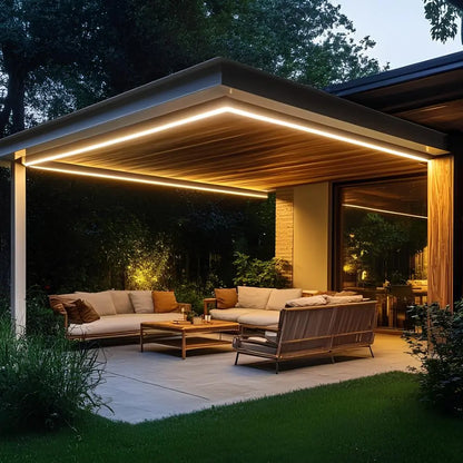 LED Streifenlicht mit Bewegungssensor Innen Außen