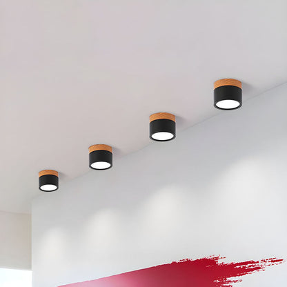 Zylinder Deckenleuchte Moderne Flache Deckenlampe Metall