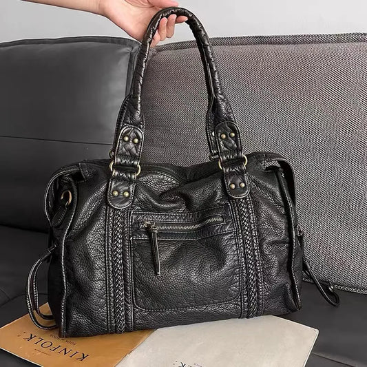 Sac Femme Grand Avec Fermeture Éclair Compartiments Épaule