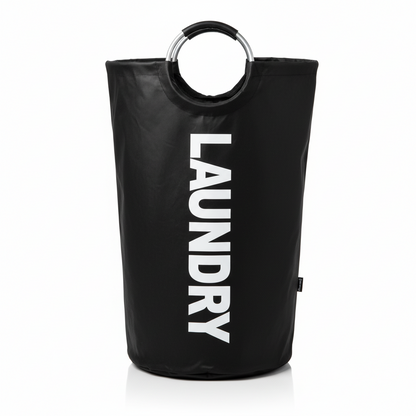 Laundry Basket Padded Handles Foldable Fabric Laundry Collector
