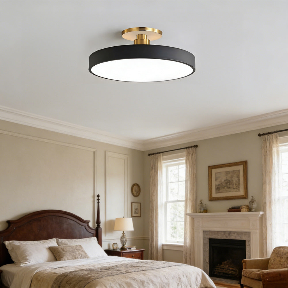 Lámpara de techo LED redonda moderna para pasillo y sala de estar