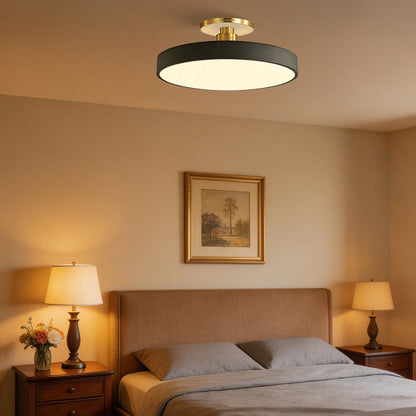 Lámpara de techo LED redonda moderna para pasillo y sala de estar