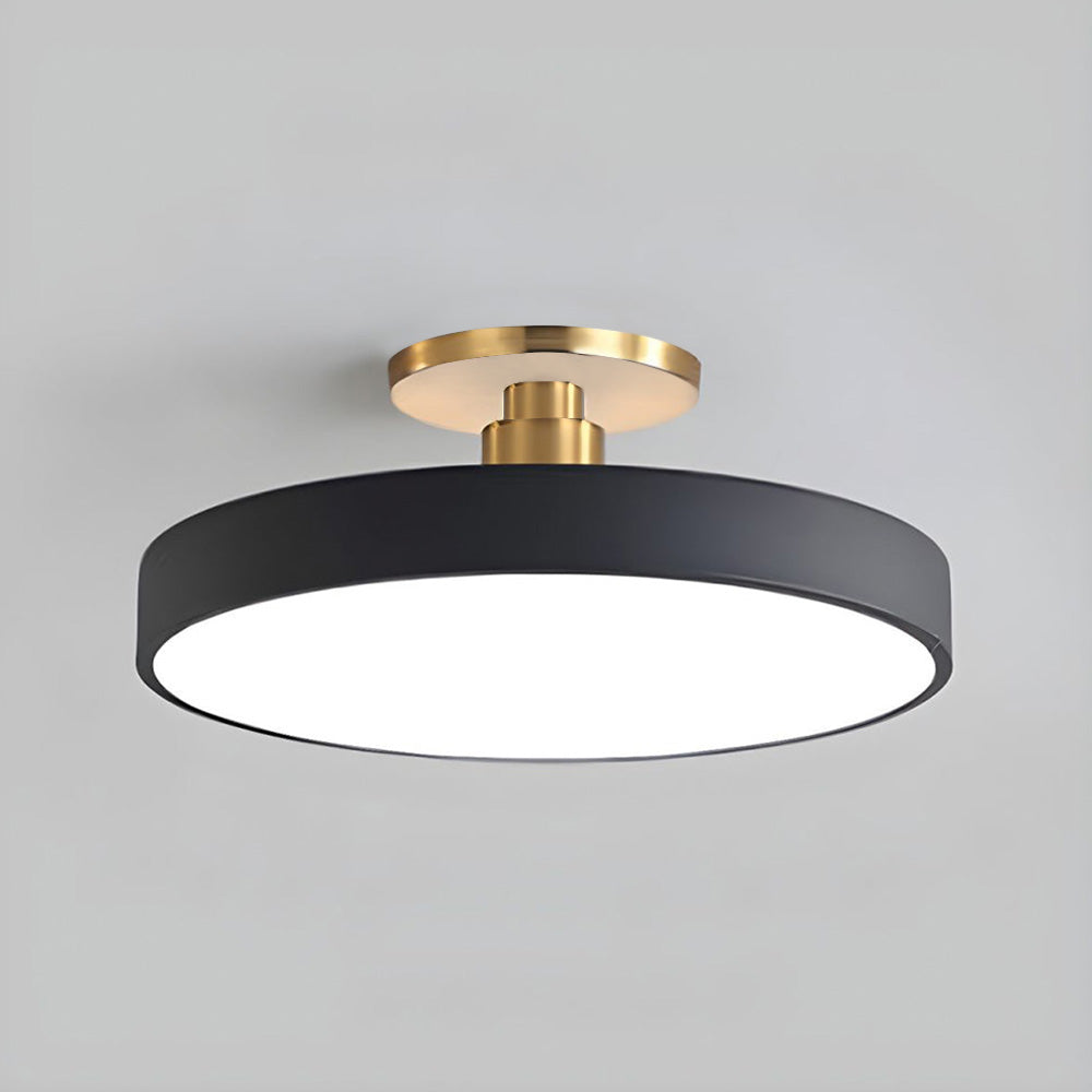 Lámpara de techo LED redonda moderna para pasillo y sala de estar