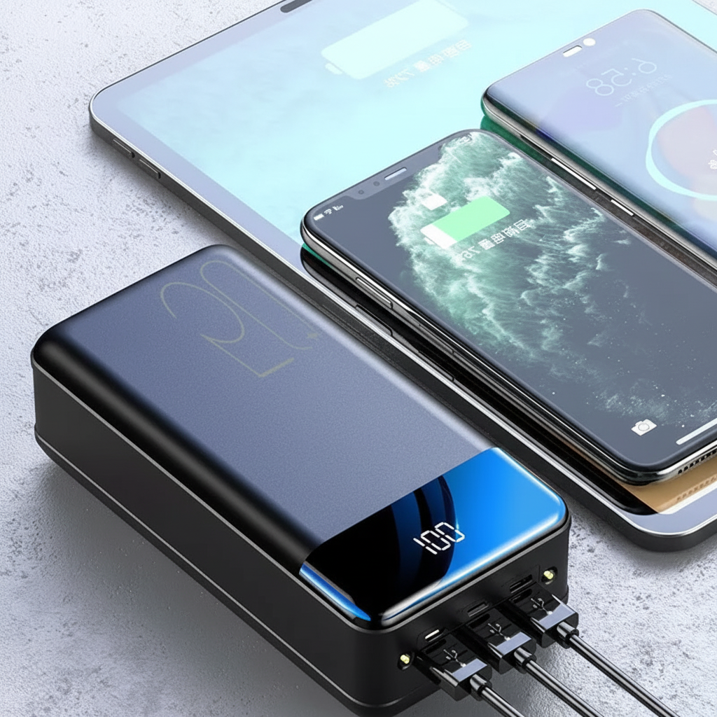 50.000mAh Ultra-Hoge Capaciteit Power Bank – Super Snelle Oplading voor Telefoons, Tablets & Laptops - Image 5