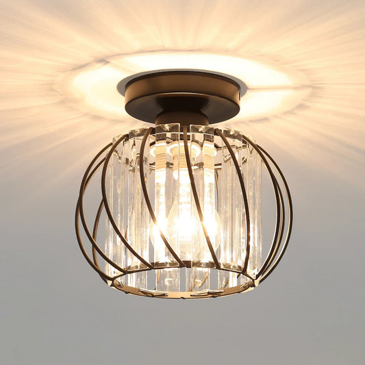 Plafonnier en verre pour couloir nordique moderne