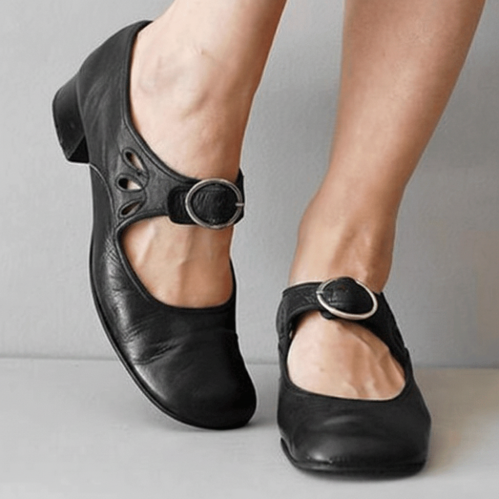 Damen Sandalen Riemen Schnalle Freizeit Alltag
