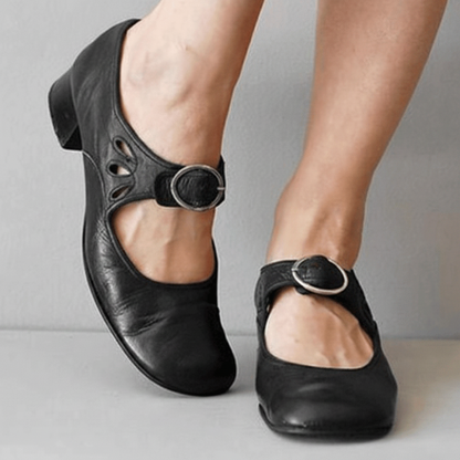 Damen Sandalen Riemen Schnalle Freizeit Alltag