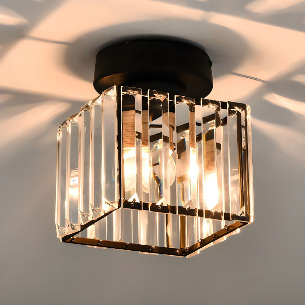 Moderne Deckenlampe Flur LED Deckenleuchte Rund Schwarz