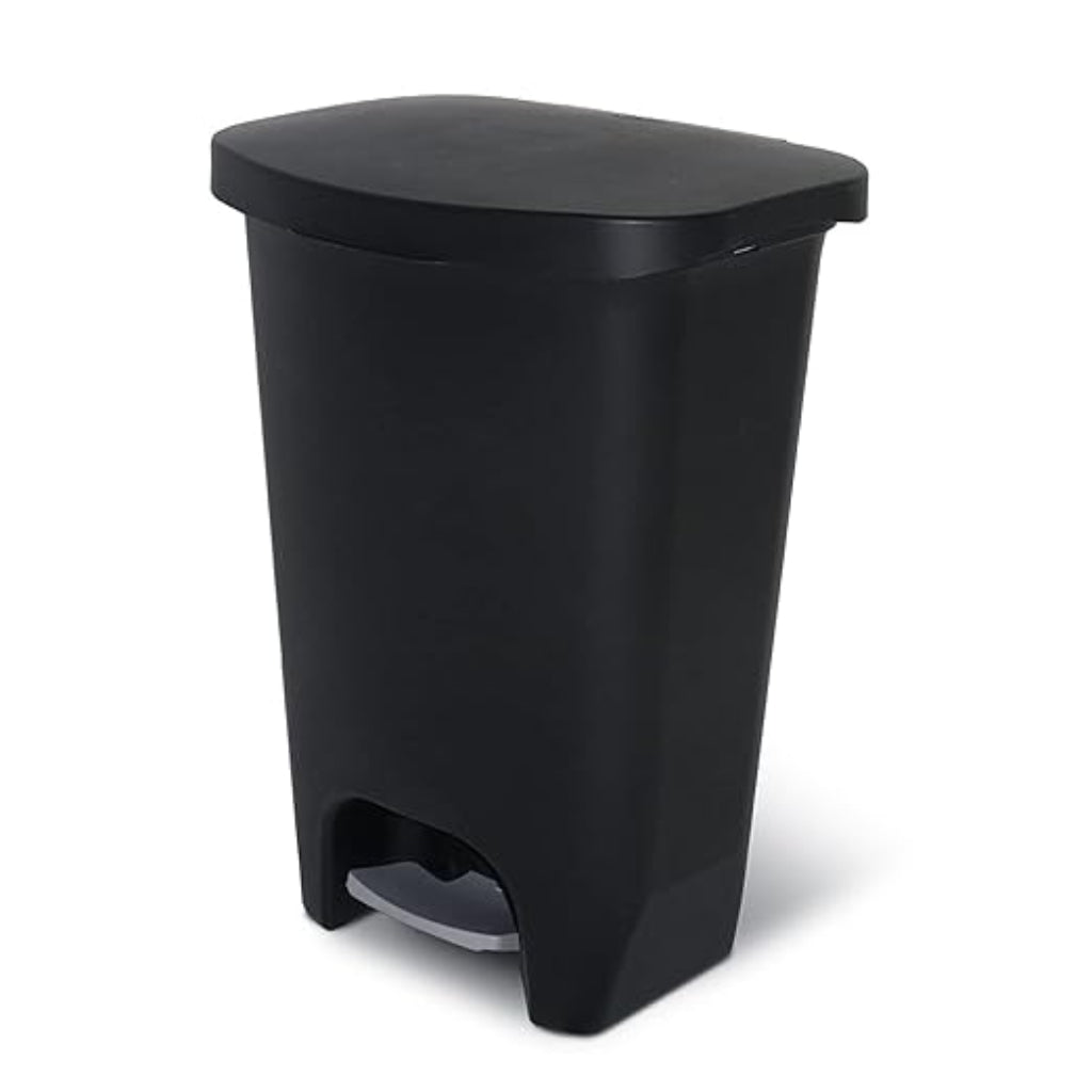 Cubo de basura de plástico grande para cocina contenedor de residuos domésticos